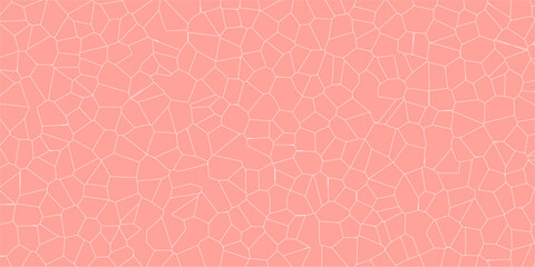 Abstract broken glass quartz geometric retro tiles pattern voronoi diagram.