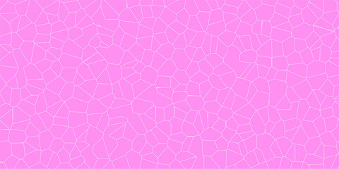 Abstract broken glass quartz geometric retro tiles pattern voronoi diagram.