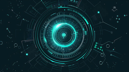 Obraz premium technology background