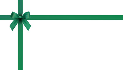 green bow vector design material