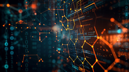 Fototapeta premium technology background
