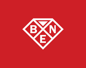 BEN logo design vector template. BEN logo design.