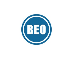 BEO logo design vector template. BEO logo design.