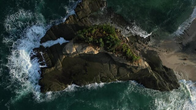 Klayar Beach Pacitan East Java Indonesia Drone Clips
