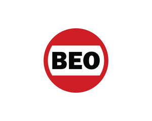BEO logo design vector template. BEO logo design.