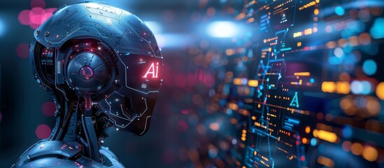 AI Robot Concept: Chat with GPT
