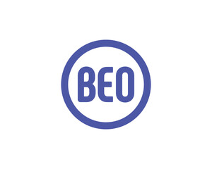 BEO logo design vector template. BEO logo design.