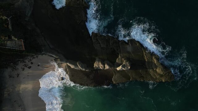 Klayar Beach Pacitan East Java Indonesia Drone Clips