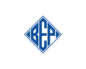 BEP logo design vector template. BEP logo design.