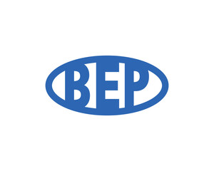 BEP logo design vector template. BEP logo design.