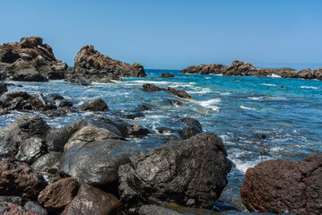 Coastal volcanic formations of Tenerife