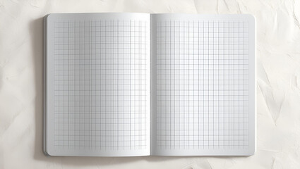 Blank grid square graph paper for architecture and design
