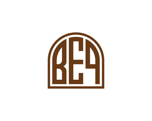 Fototapeta premium BEQ logo design vector template. BEQ logo design.