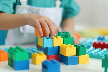 Fototapeta premium Occupational therapy helps individuals develop skills for daily living and work activities
