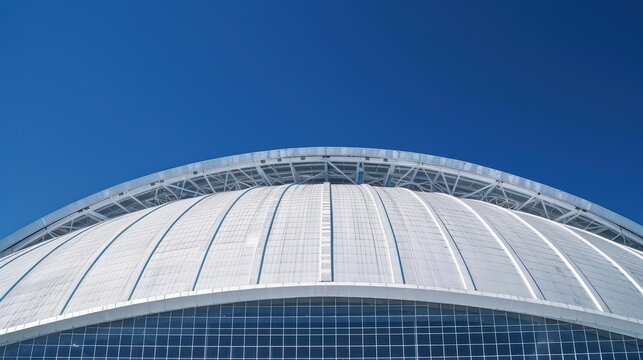 The domes impressive structure provided an allweather venue for major sporting events