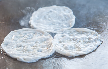 Asian food roti
