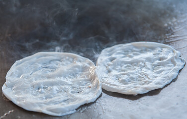 Asian food roti