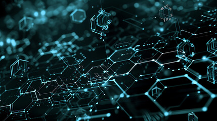 Obraz premium technology background