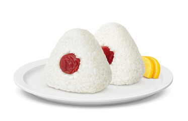 おにぎり イラスト リアル 白バック