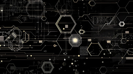 Obraz premium technology background