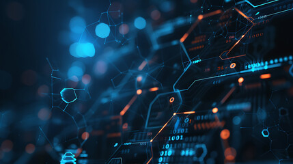 Obraz premium technology background