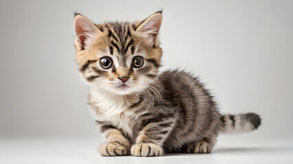 cat isolated on white background