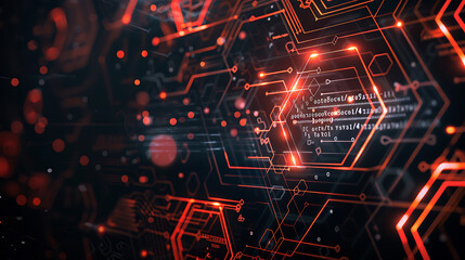 Obraz premium technology background