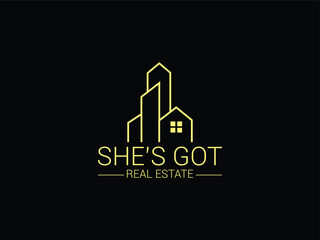 A real estate logo typically features a house or building icon, symbolizing trust and professionalism, often with clean lines and bold, recognizable colors.