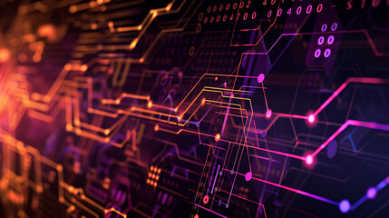 Fototapeta premium technology background