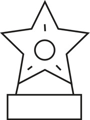 Award and achievement icon set