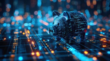 Digital Piggy Bank, Saving and Investing in the Future