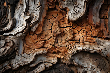 Texture - a bark of an old oak

