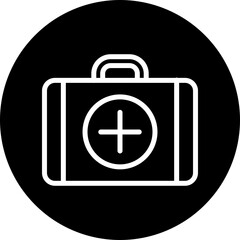 Health Vector Line White Circle Black