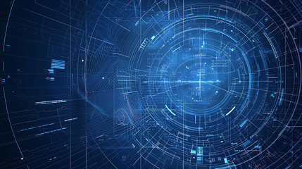 Obraz premium technology banner