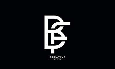 BF, FB, B, F, Abstract Letters Logo Monogram
