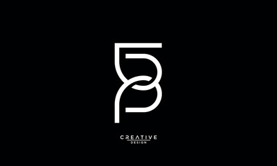 BF, FB, B, F, Abstract Letters Logo Monogram
