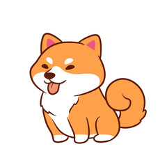 Adorable Shiba Inu Vector