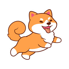 Adorable Shiba Inu Vector