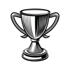 trophy cup vector