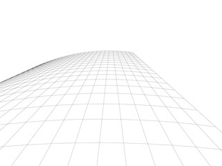 abstract architecture vector 3d illustration