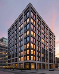 Commercial property return through unique accommodation, profitable commercial accommodation, focus cover all  object, deep depth of field, no blur,