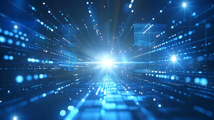 Obraz premium technology background