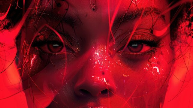 Expressive Art Pieces: Undefined Patterns and Emotional Images