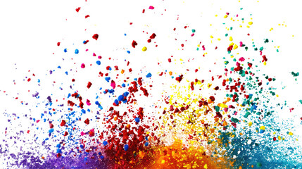 Confetti on a transparent background
