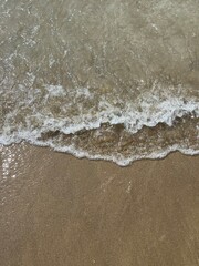 waves on the beach