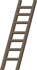 Wooden ladder icon