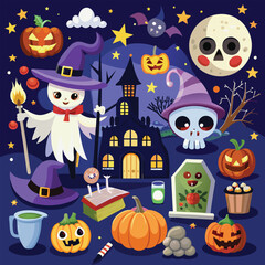 Halloween Element Collection: Spooky Essentials