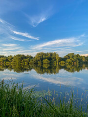 lake and sky