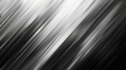 Obraz premium A black and white abstract background with a brushed steel texture and subtle light highlights