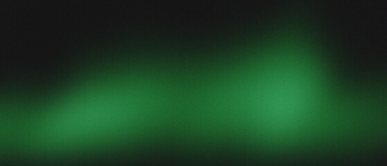 Obraz premium Abstract Green Light Patterns on Dark Background - Mysterious and Ethereal Glow